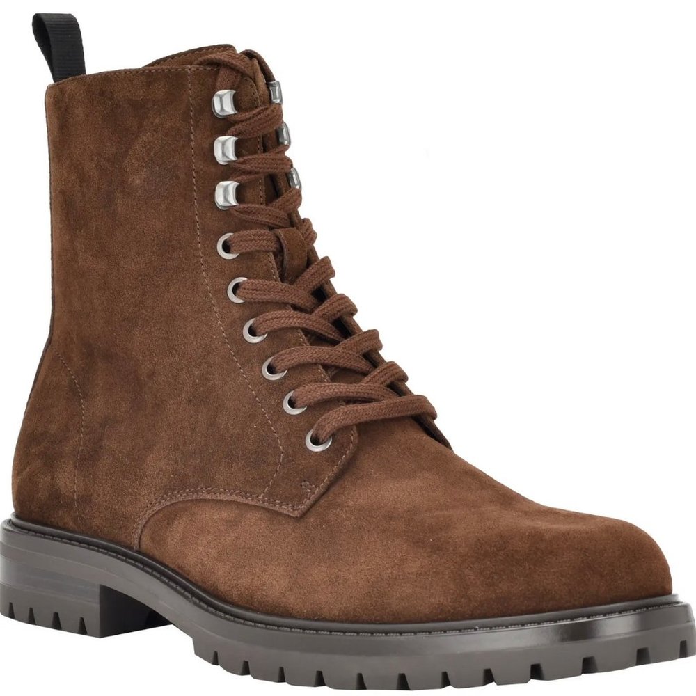 NWOB Marc Fisher David Leather Combat Boot